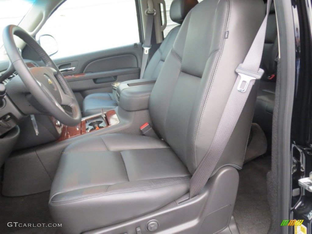 Ebony Interior 2013 Chevrolet Avalanche LTZ Black Diamond Edition Photo #74583077