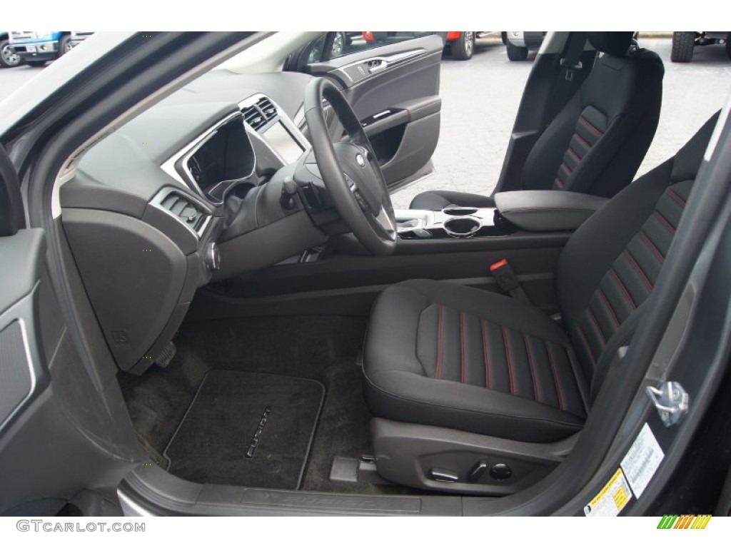 2013 Ford Fusion SE 2.0 EcoBoost Front Seat Photo #74583143