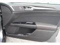 SE Appearance Package Charcoal Black/Red Stitching Door Panel Photo for 2013 Ford Fusion #74583275