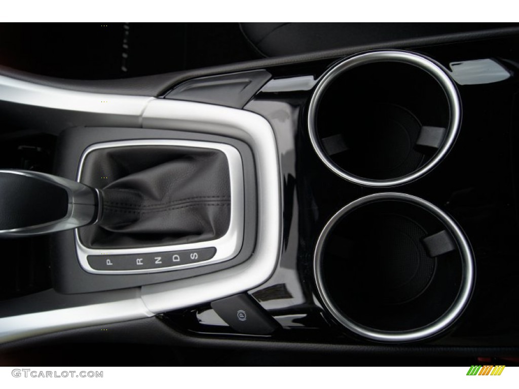 2013 Fusion SE 2.0 EcoBoost - Sterling Gray Metallic / SE Appearance Package Charcoal Black/Red Stitching photo #39