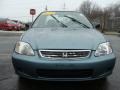 2000 Iced Teal Pearl Honda Civic LX Sedan  photo #2