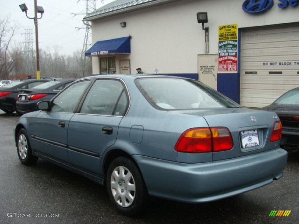2000 Civic LX Sedan - Iced Teal Pearl / Gray photo #6