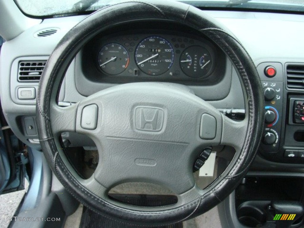 2000 Civic LX Sedan - Iced Teal Pearl / Gray photo #12