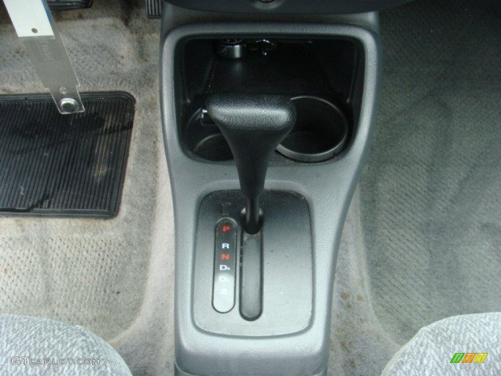 2000 Civic LX Sedan - Iced Teal Pearl / Gray photo #15