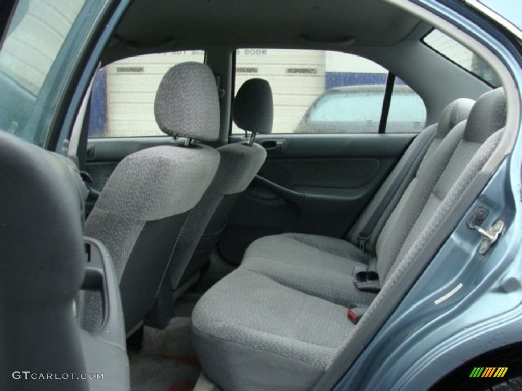 2000 Civic LX Sedan - Iced Teal Pearl / Gray photo #16