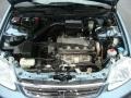 2000 Iced Teal Pearl Honda Civic LX Sedan  photo #25
