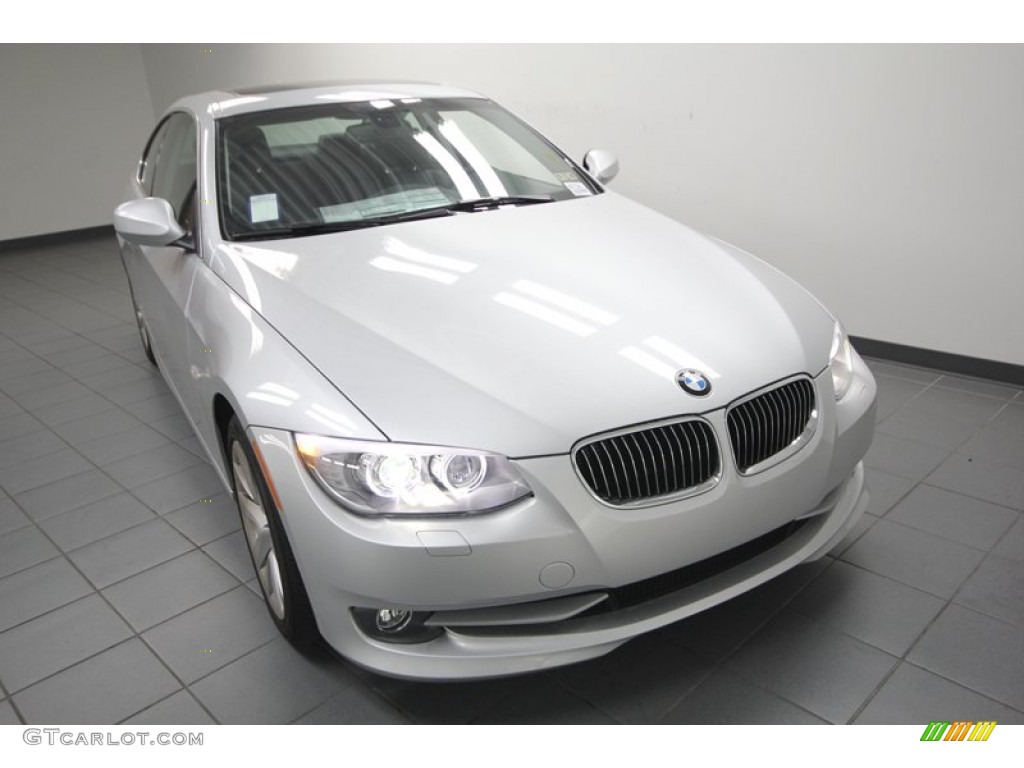 2013 3 Series 328i Coupe - Titanium Silver Metallic / Black photo #5