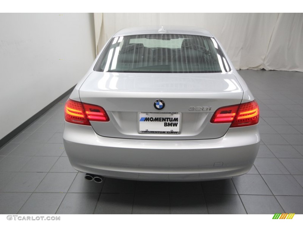 2013 3 Series 328i Coupe - Titanium Silver Metallic / Black photo #7