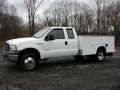 Oxford White 2005 Ford F350 Super Duty XLT SuperCab 4x4 Commercial Exterior