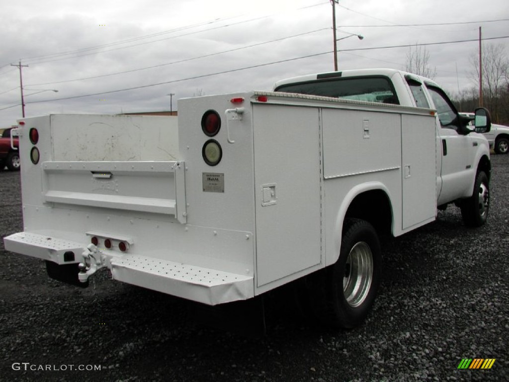 Oxford White 2005 Ford F350 Super Duty XLT SuperCab 4x4 Commercial Exterior Photo #74586015