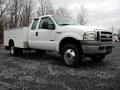 Oxford White 2005 Ford F350 Super Duty XLT SuperCab 4x4 Commercial Exterior