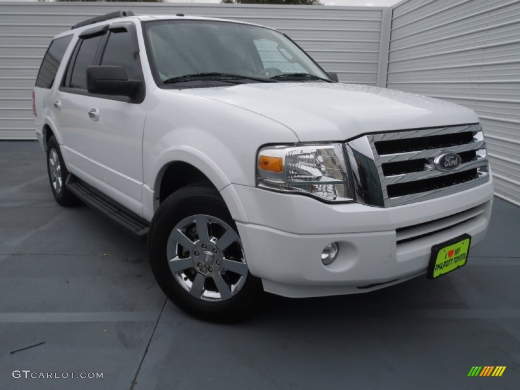 2009 Expedition XLT - Oxford White / Stone photo #1