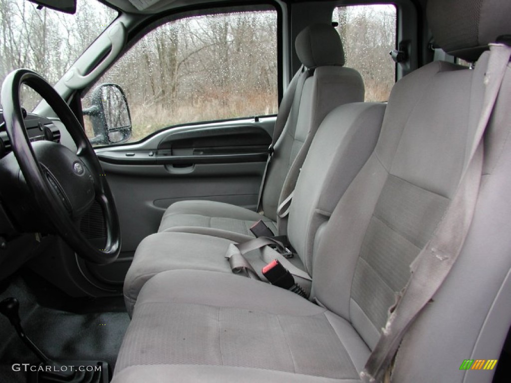 2005 Ford F350 Super Duty XLT SuperCab 4x4 Commercial Front Seat Photo #74586617