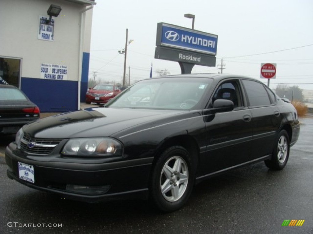 2003 Impala LS - Black / Medium Gray photo #1