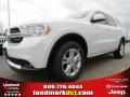 2013 Bright White Dodge Durango SXT  photo #1