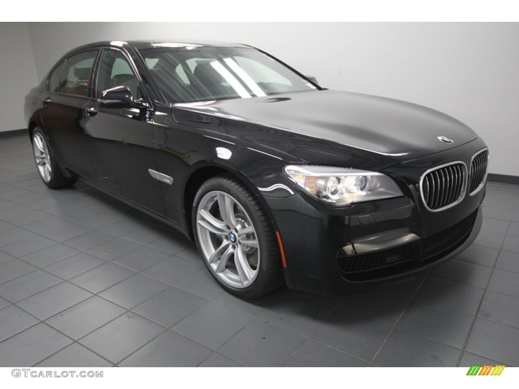 2013 7 Series 750Li Sedan - Black Sapphire Metallic / Black photo #1