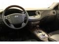 2010 Hyundai Genesis Jet Black Interior Dashboard Photo