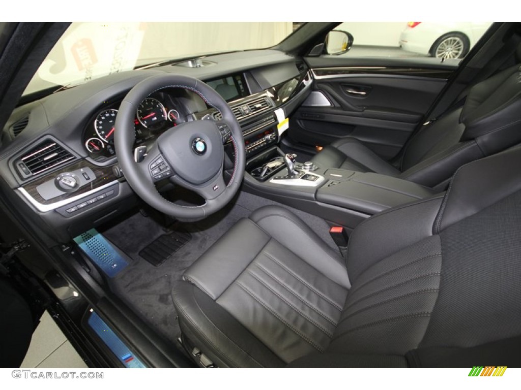 Black Interior 2013 BMW M5 Sedan Photo #74588000