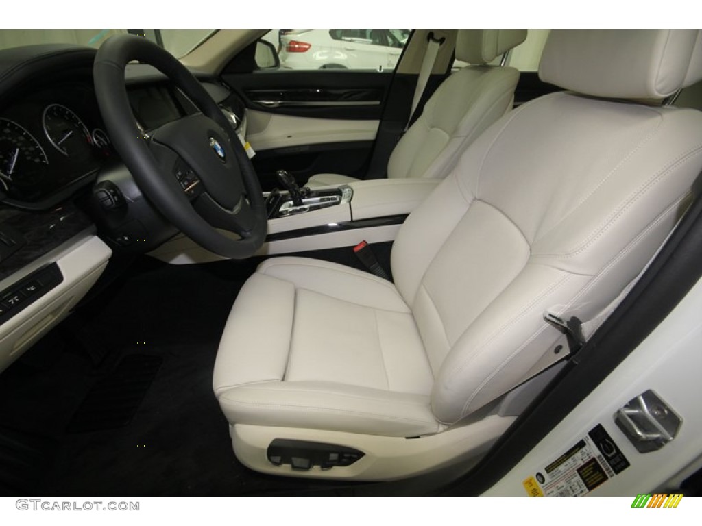 2013 7 Series 750i Sedan - Alpine White / Ivory White/Black photo #3