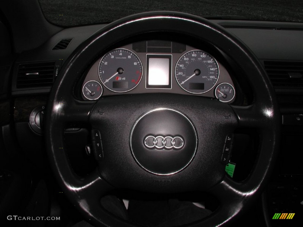 2004 S4 4.2 quattro Sedan - Light Silver Metallic / Black photo #103