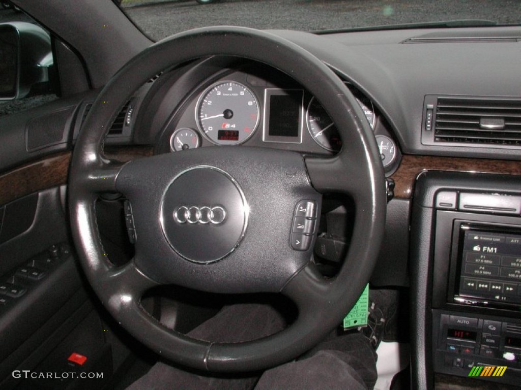 2004 S4 4.2 quattro Sedan - Light Silver Metallic / Black photo #124