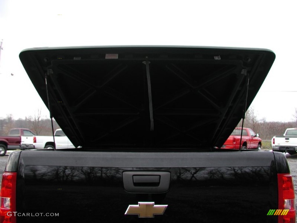 2009 Silverado 1500 LT Extended Cab 4x4 - Black Granite Metallic / Light Titanium photo #10