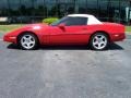 1987 Bright Red Chevrolet Corvette Convertible  photo #10