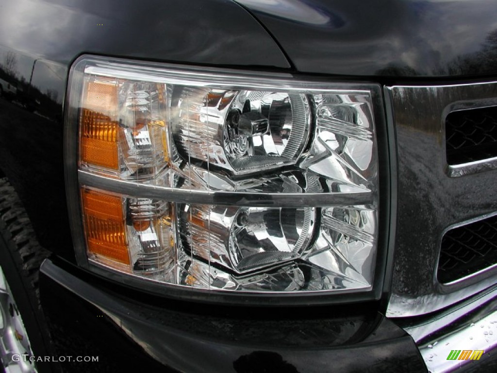 2009 Silverado 1500 LT Extended Cab 4x4 - Black Granite Metallic / Light Titanium photo #24