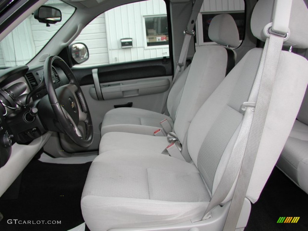 Light Titanium Interior 2009 Chevrolet Silverado 1500 LT Extended Cab 4x4 Photo #74591140