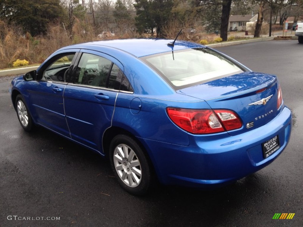 2007 Sebring Sedan - Marathon Blue Pearl / Dark Slate Gray/Light Slate Gray photo #14