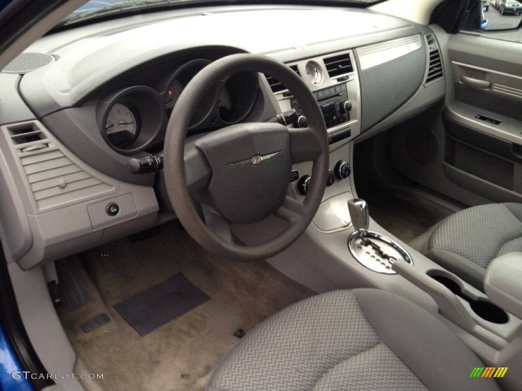 Dark Slate Gray/Light Slate Gray Interior 2007 Chrysler Sebring Sedan Photo #74591465