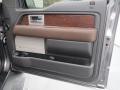 Sienna Brown Leather/Black Door Panel Photo for 2010 Ford F150 #74592065