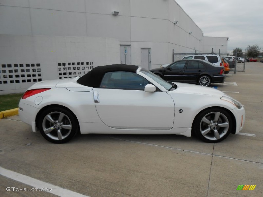 Pikes Peak White Pearl 2007 Nissan 350Z Touring Roadster Exterior Photo #74592668