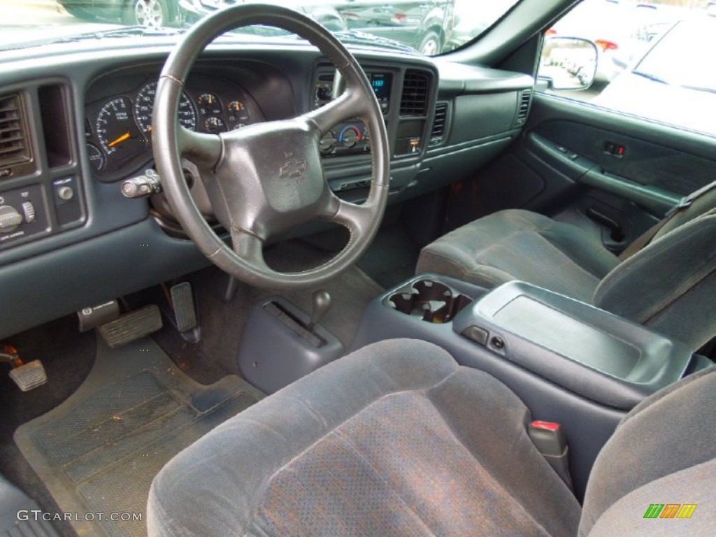 Graphite Interior 2000 Chevrolet Silverado 1500 LS Extended Cab 4x4 Photo #74592914