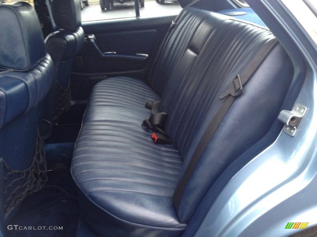 Blue Interior 1985 Mercedes-Benz E Class 300 D Sedan Photo #74593838
