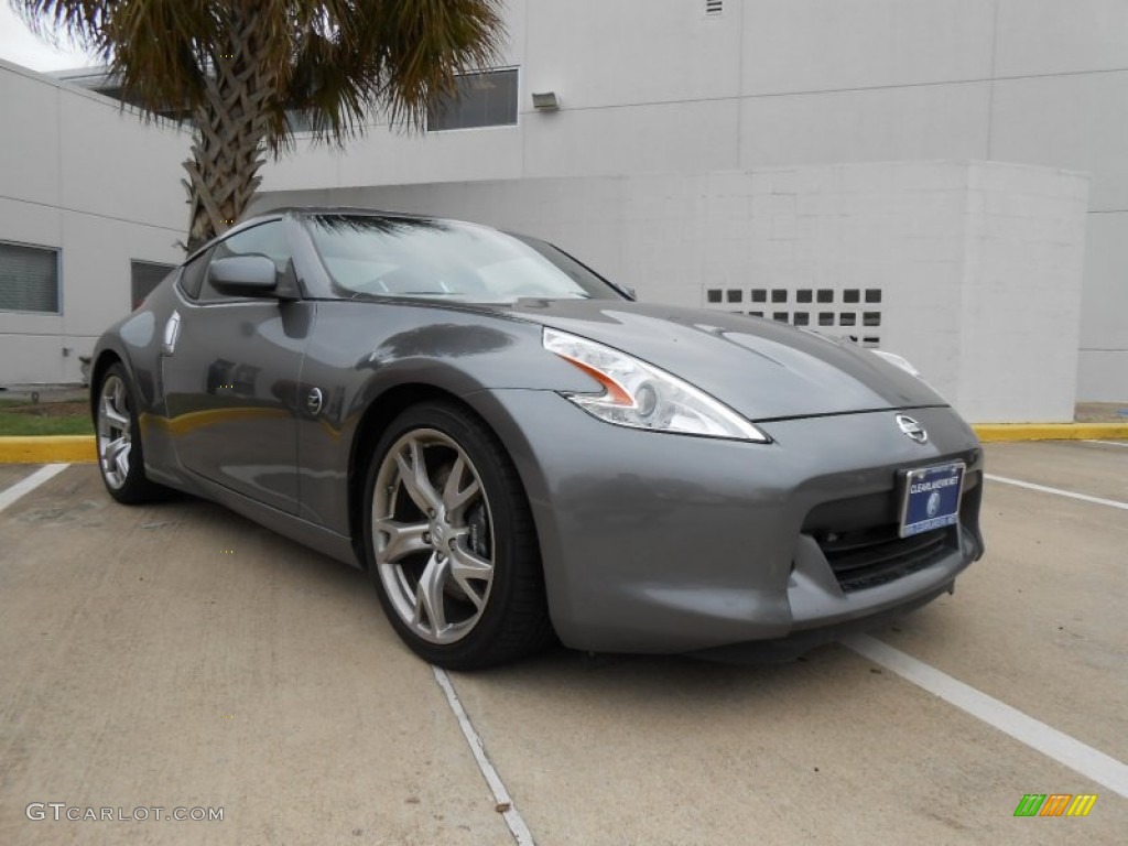 Gun Metallic 2011 Nissan 370Z Sport Coupe Exterior Photo #74593931