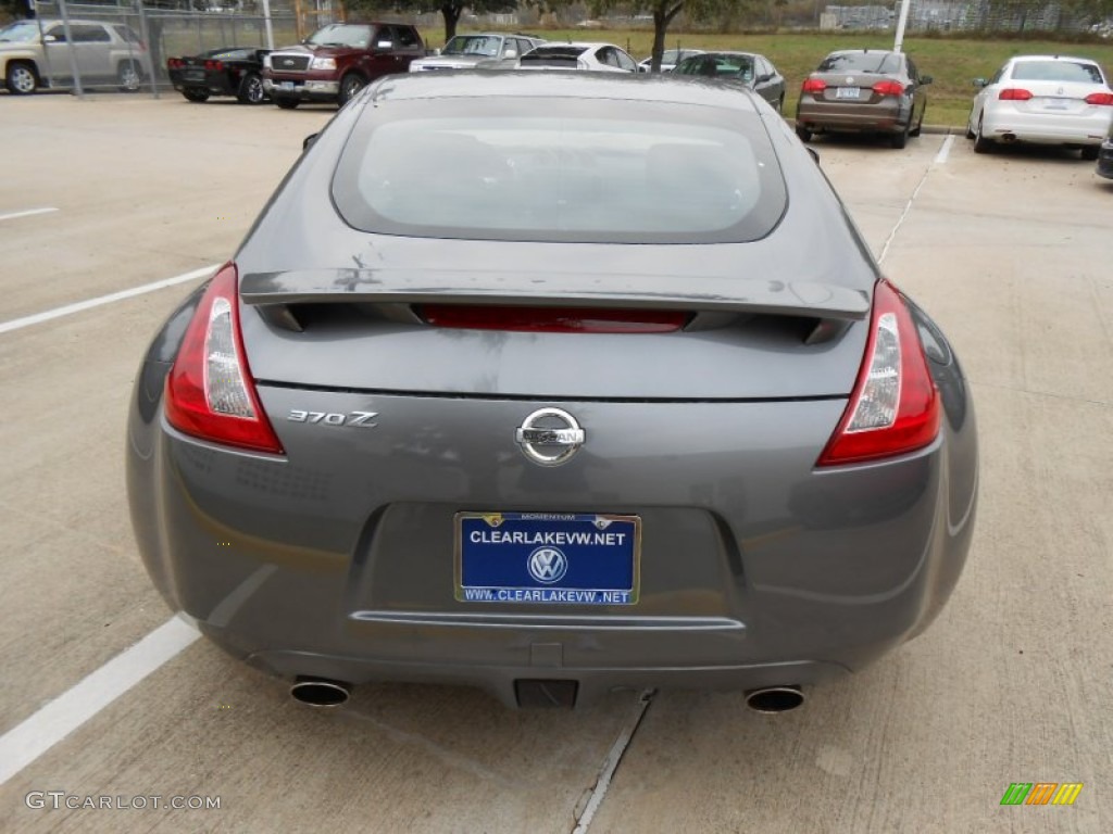 2011 370Z Sport Coupe - Gun Metallic / Black photo #6