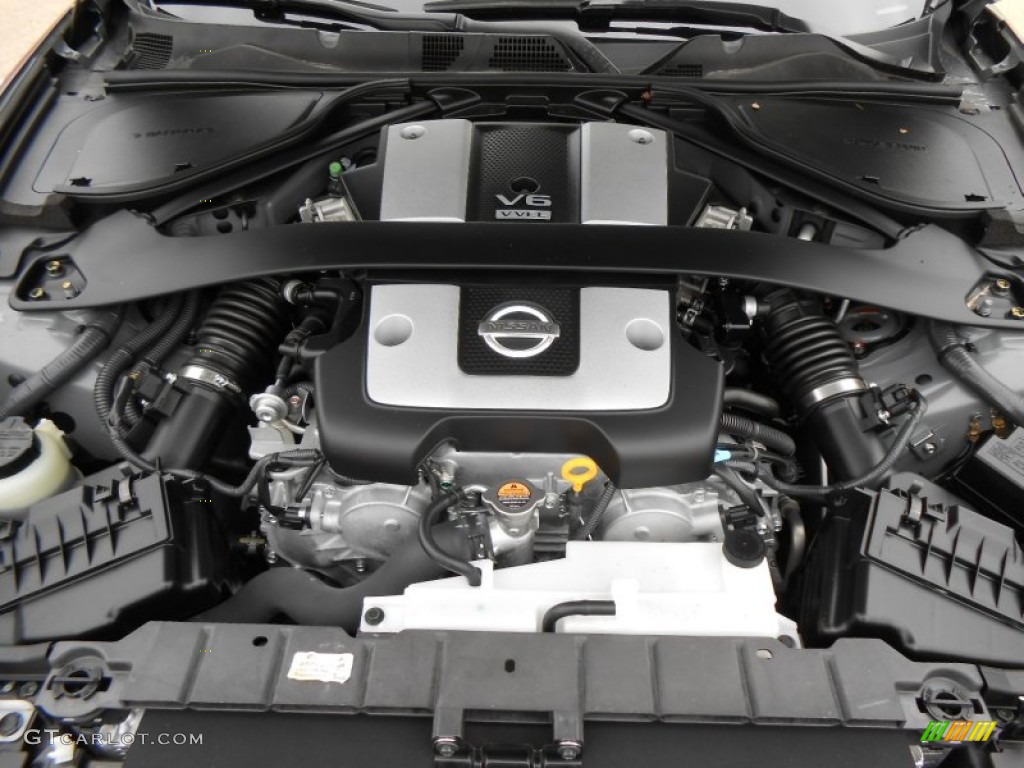 2011 Nissan 370Z Sport Coupe 3.7 Liter DOHC 24-Valve CVTCS V6 Engine Photo #74594120
