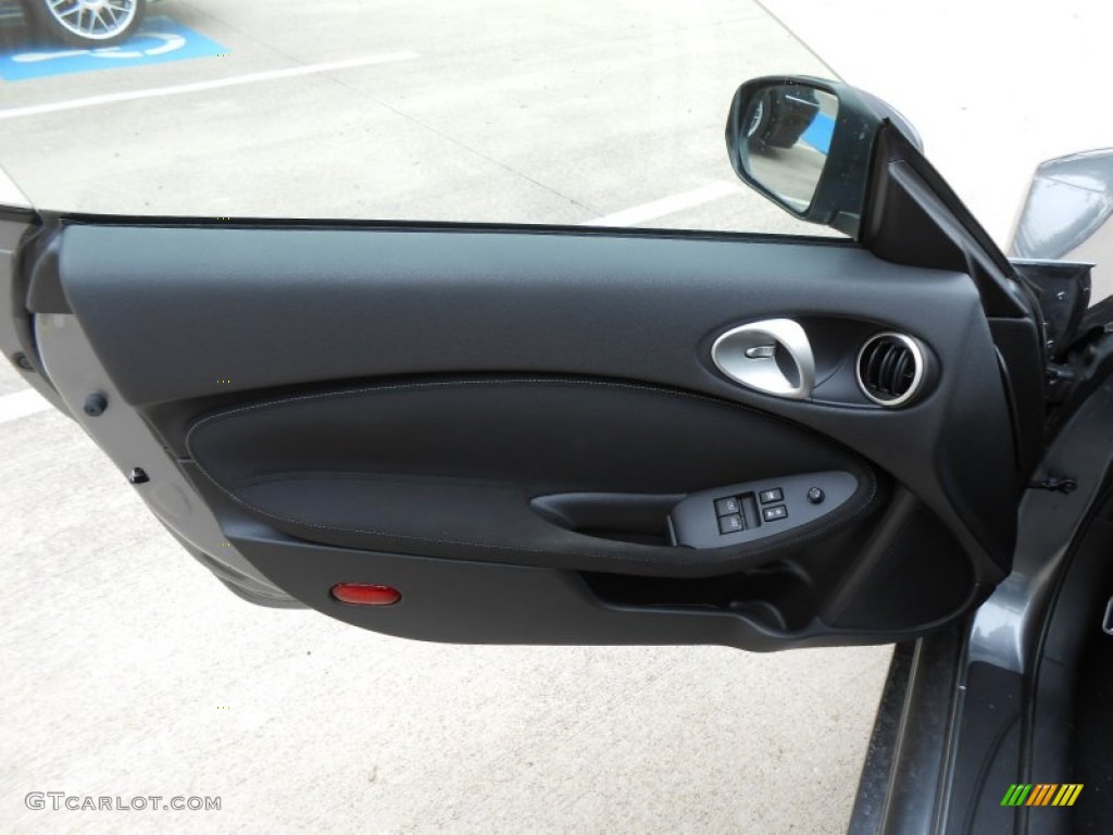 2011 Nissan 370Z Sport Coupe Black Door Panel Photo #74594171
