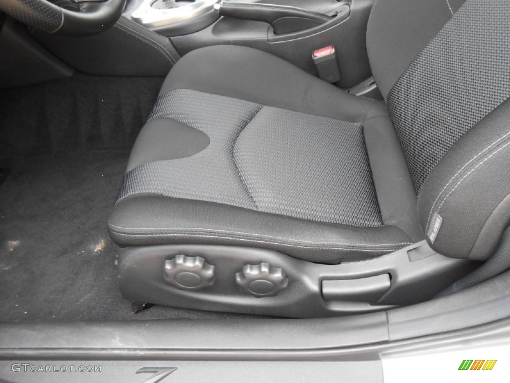 Black Interior 2011 Nissan 370Z Sport Coupe Photo #74594219