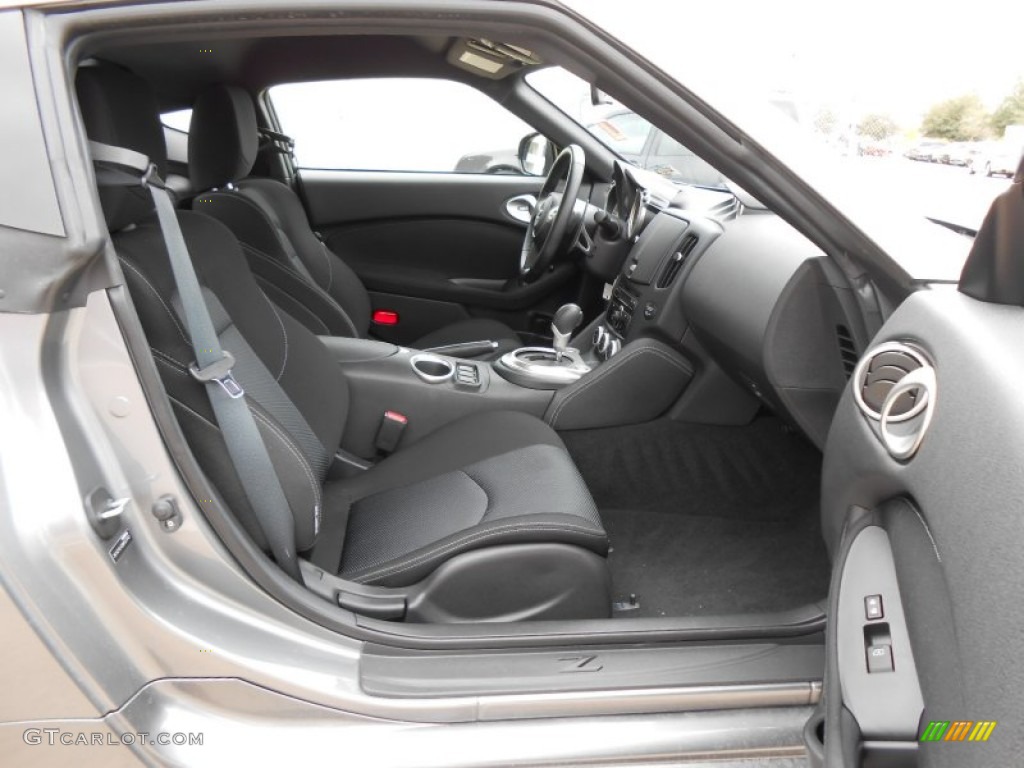 Black Interior 2011 Nissan 370Z Sport Coupe Photo #74594256