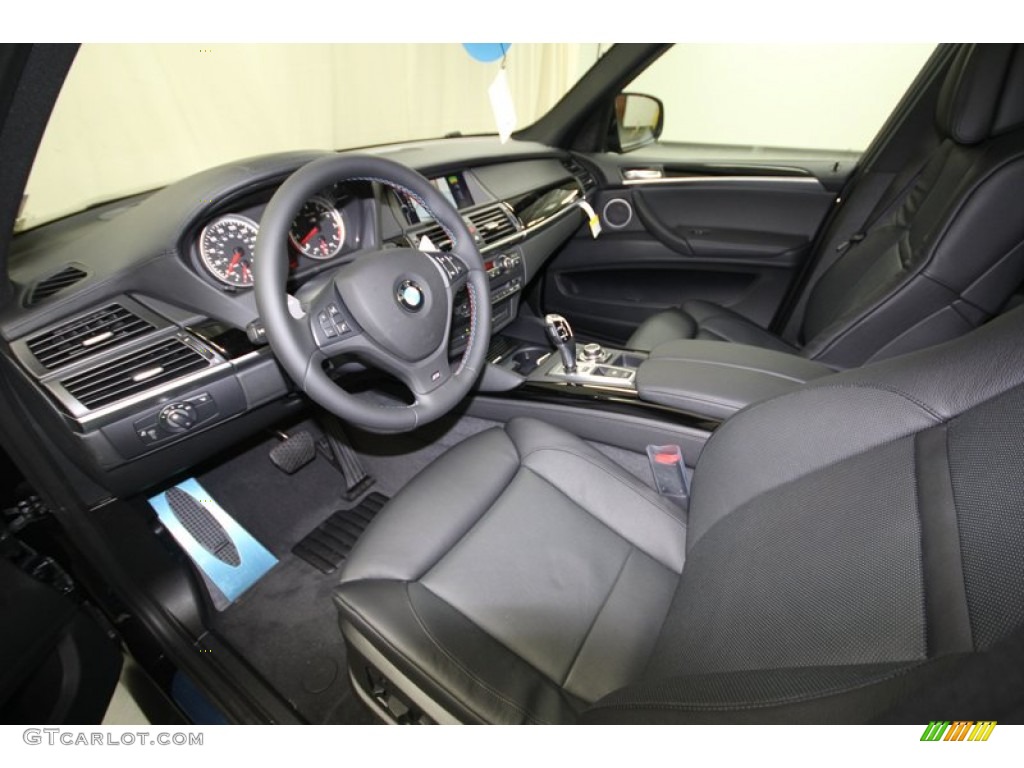 Black Interior 2013 BMW X5 M M xDrive Photo #74594991