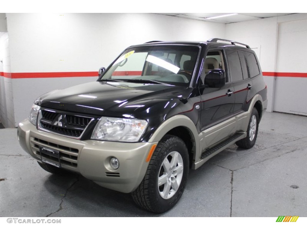 2005 Montero Limited 4x4 - Midnight Black / Tan photo #5