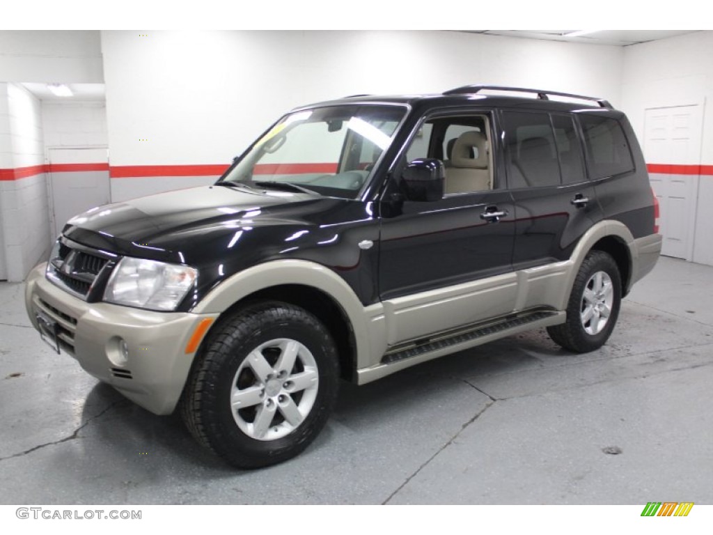 2005 Montero Limited 4x4 - Midnight Black / Tan photo #6