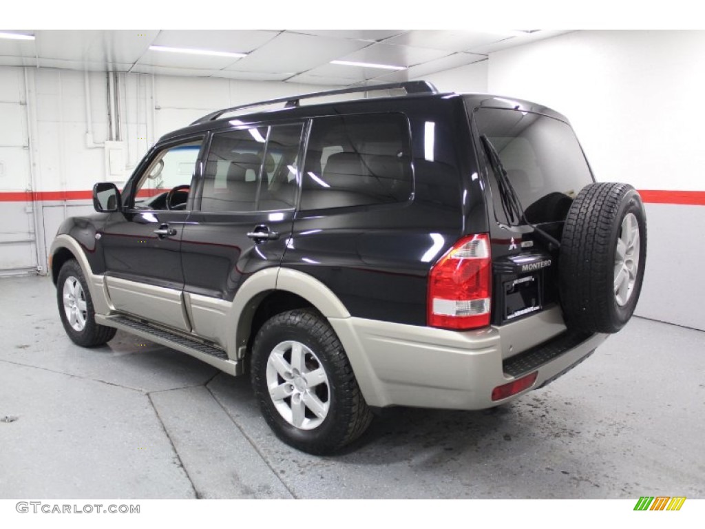 2005 Montero Limited 4x4 - Midnight Black / Tan photo #9