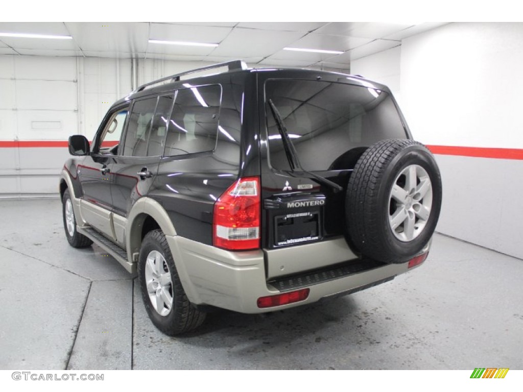 2005 Montero Limited 4x4 - Midnight Black / Tan photo #10