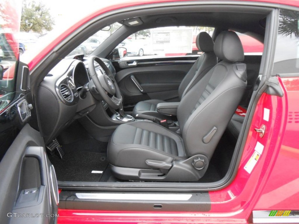 Titan Black Interior 2013 Volkswagen Beetle Turbo Photo #74595470