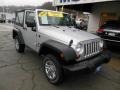 2009 Bright Silver Metallic Jeep Wrangler X 4x4  photo #2