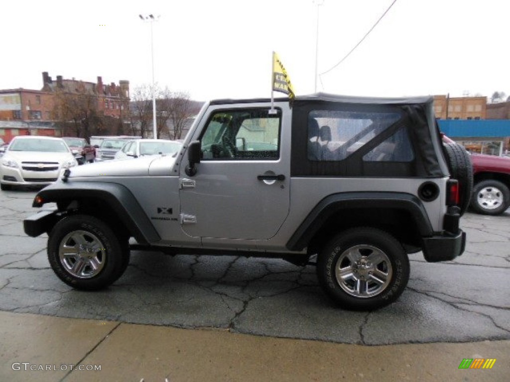 2009 Wrangler X 4x4 - Bright Silver Metallic / Dark Slate Gray/Medium Slate Gray photo #5