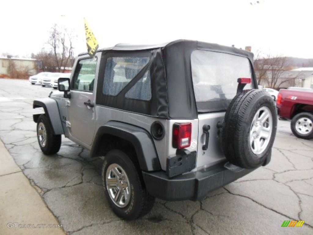 2009 Wrangler X 4x4 - Bright Silver Metallic / Dark Slate Gray/Medium Slate Gray photo #6